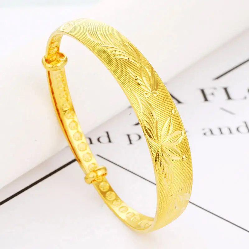 Vietnam Gold Bracelet Women Starry Sky 12MM