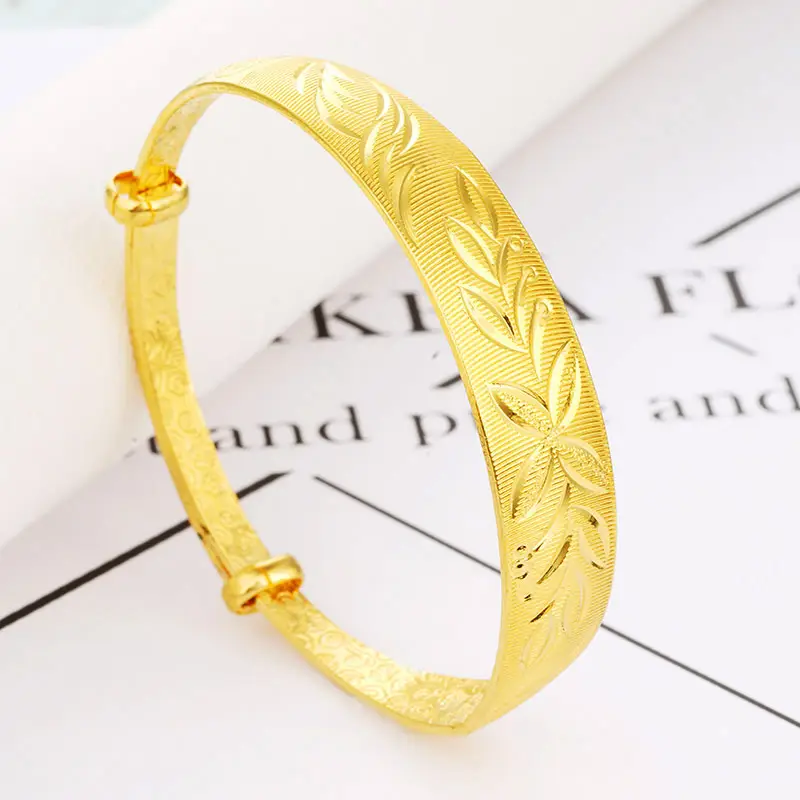 Vietnam Gold Bracelet Women Starry Sky 12MM