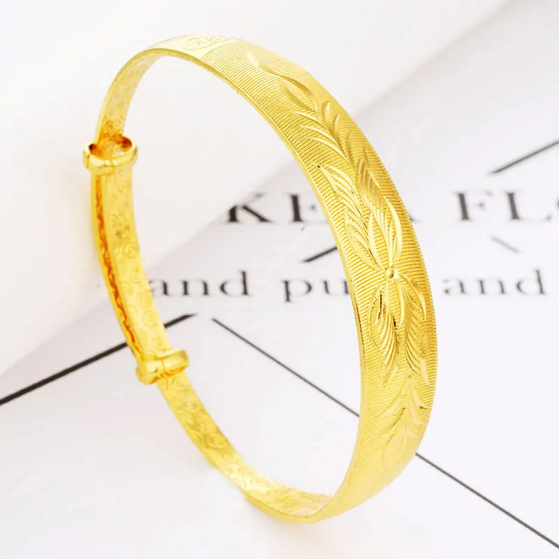 Vietnam Gold Bracelet Women Starry Sky 12MM