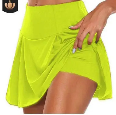 Red Fake Two-Piece Leggings Shorts for Women Summer - Image 11