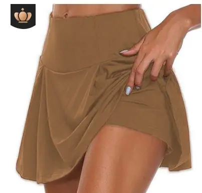 Red Fake Two-Piece Leggings Shorts for Women Summer - Image 12