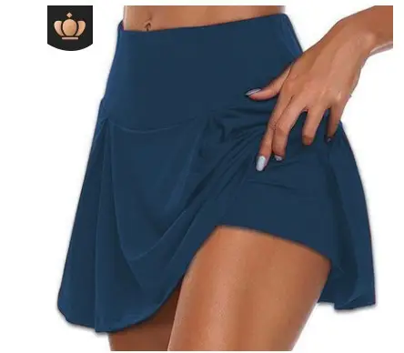 Red Fake Two-Piece Leggings Shorts for Women Summer - Image 13
