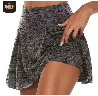 Red Fake Two-Piece Leggings Shorts for Women Summer - Image 5
