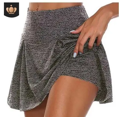Red Fake Two-Piece Leggings Shorts for Women Summer - Image 6
