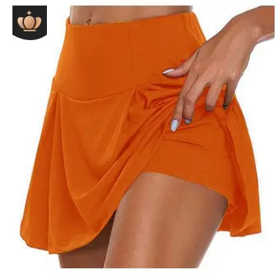 Red Fake Two-Piece Leggings Shorts for Women Summer - Image 7