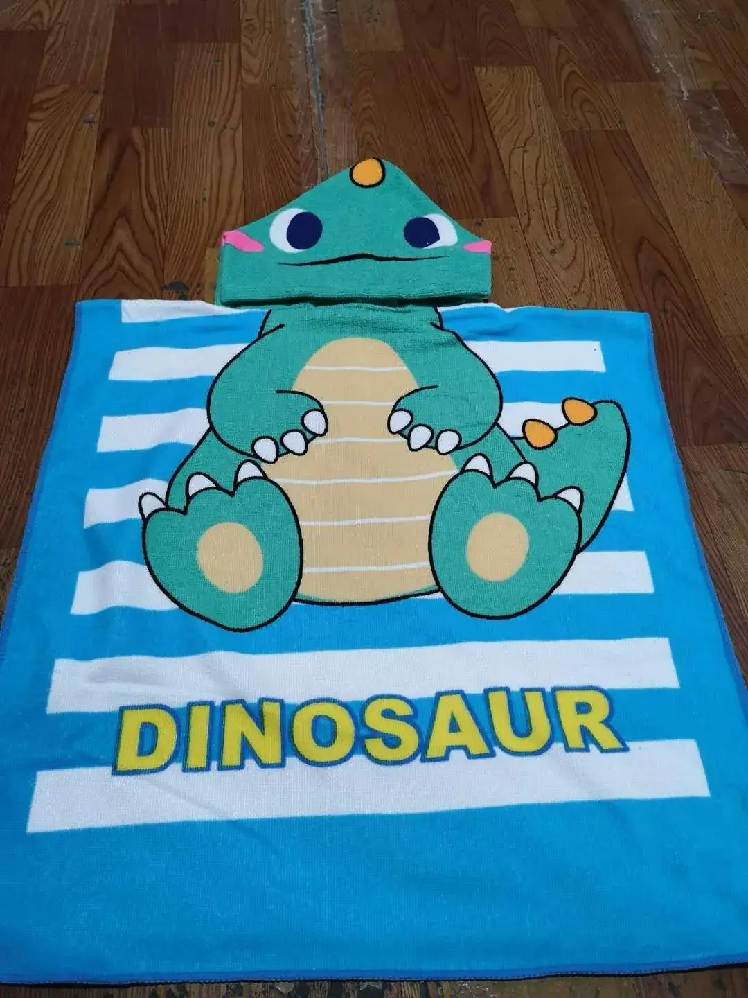 Baby Bath Towel Cartoon Mermaid Hooded Quick-Drying