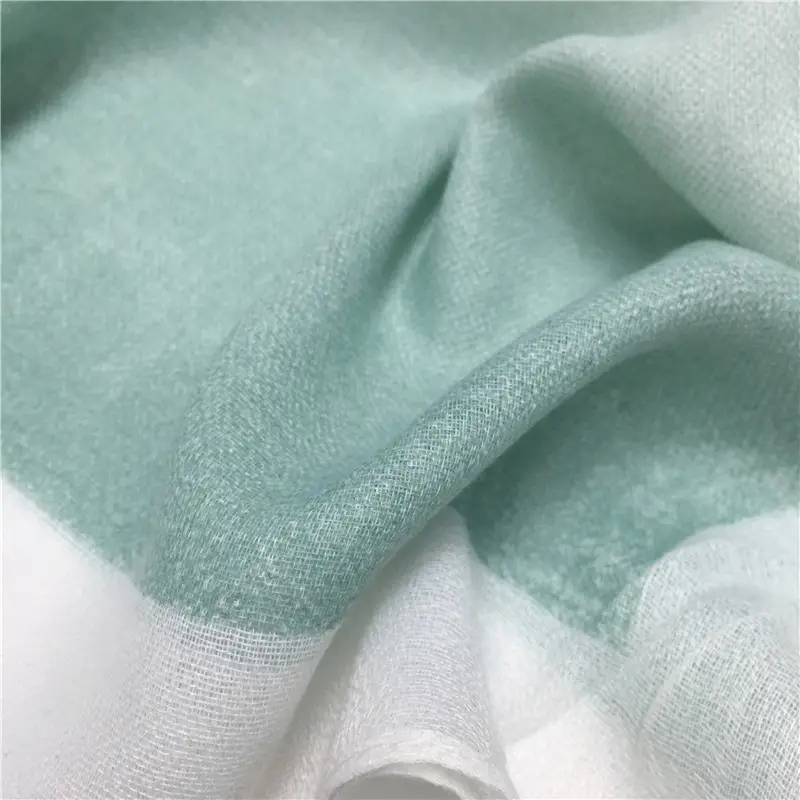 Blue Cotton Long Tassel Scarf for Women — feature 40