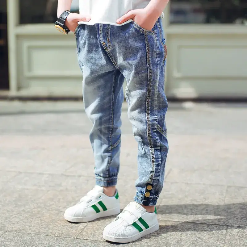 Kids Jeans Spring 2025 Medium Large Boys Pants - Image 3