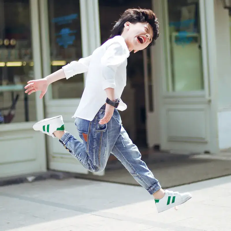 Kids Jeans Spring 2025 Medium Large Boys Pants - Image 5
