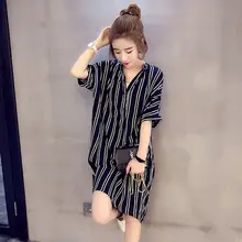 Women's Black Button-Down Shirt with Long Sleeve & High Waist Pants — feature 8