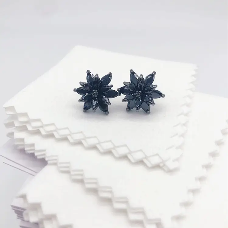 Korean Style Flower Earrings S925 Silver AAA Zircon Mix & Match — feature 19