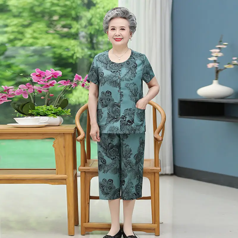 M-80 Green (short sleeve + cropped pants)