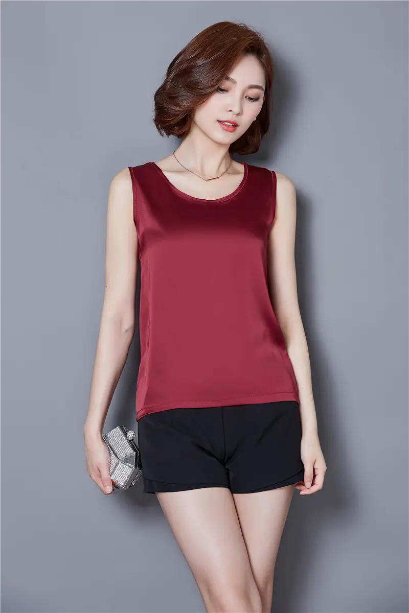 Women Sleeveless Green Satin Top with Choker