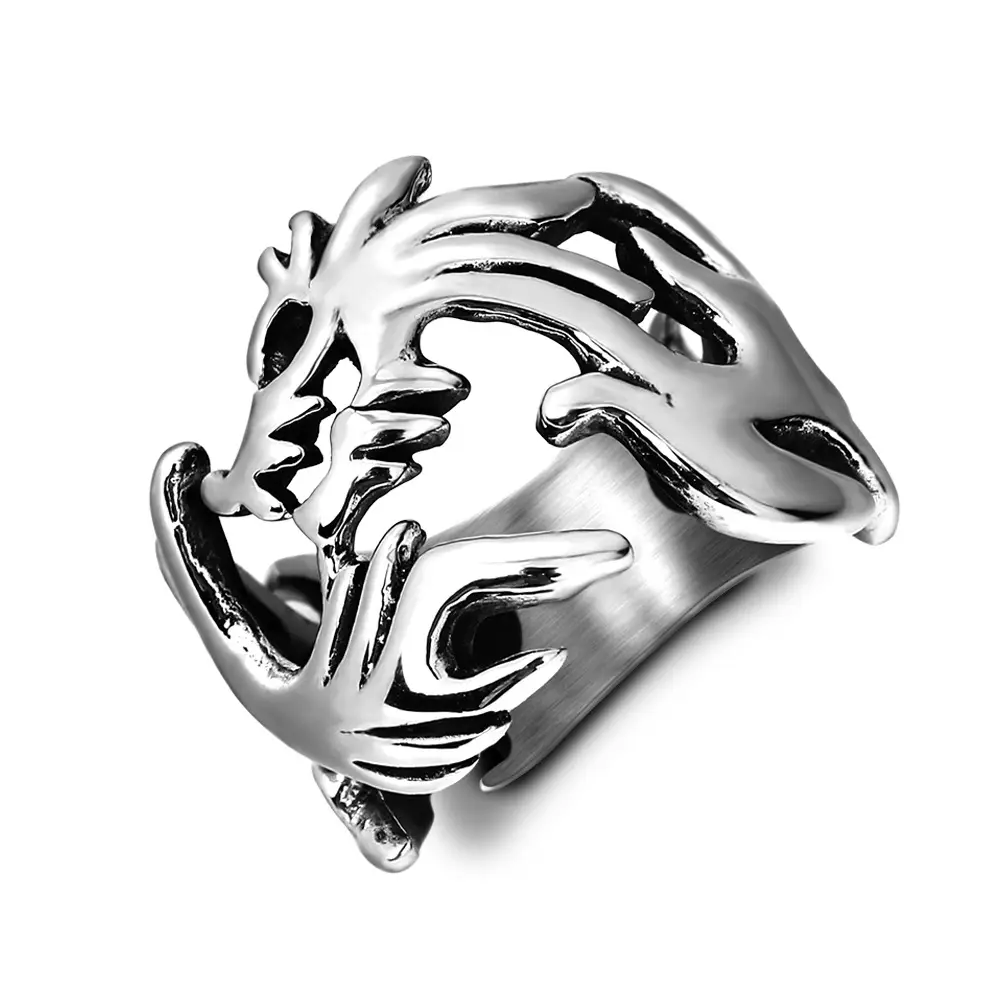 Titanic Dragon Ring 18mm Silver 7.5g — feature 4