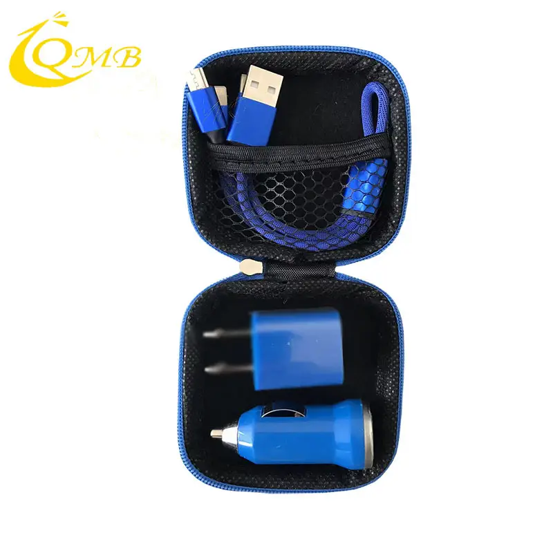 Universal Car Charging Head Set with 3 Cables & Key Pads - Image 5