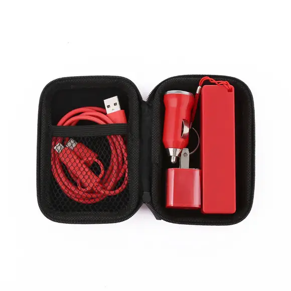 Universal Car Charging Head Set with 3 Cables & Key Pads — feature 18