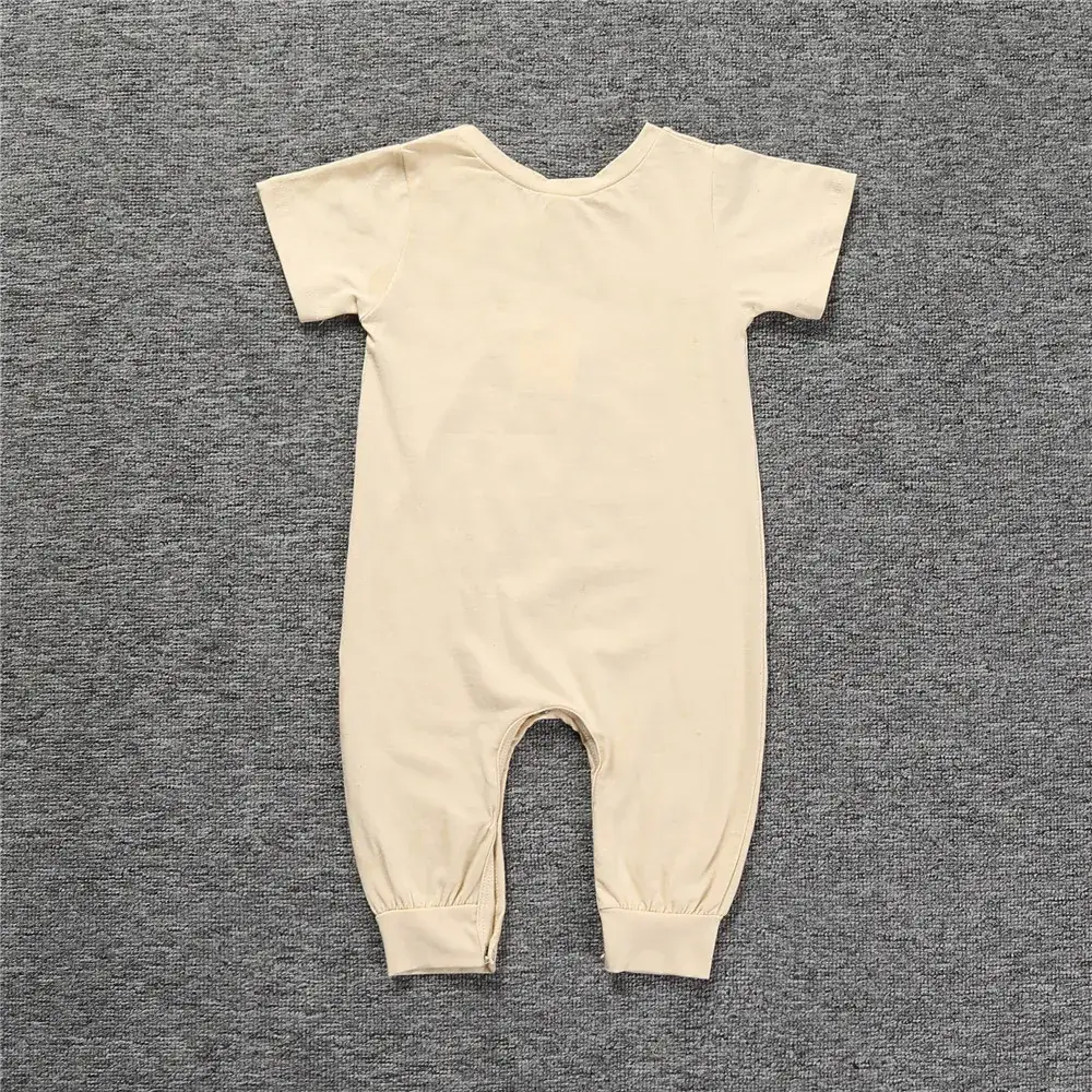 Baby Taco Print Cotton One-Piece Shorts - Image 4