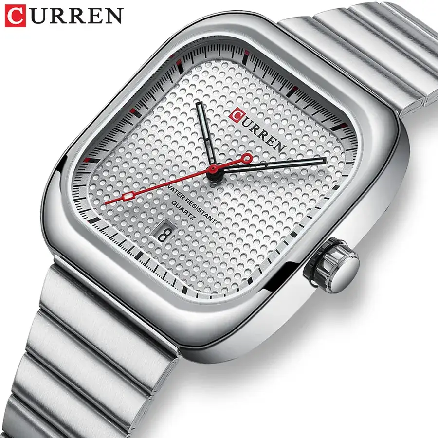 Curren Men's Blue Dial Quartz Watch with Calendar - Image 7