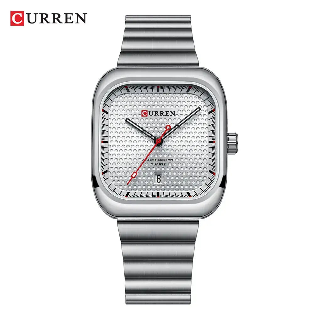 Curren Men's Blue Dial Quartz Watch with Calendar - Image 3