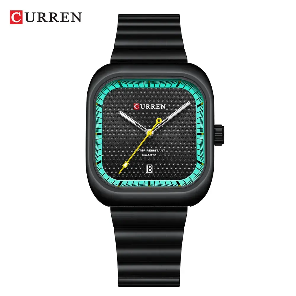 Curren Men's Blue Dial Quartz Watch with Calendar - Image 6