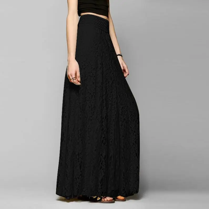 Elevate Your Look with Elegant Hollow Lace Skirt Set - Image 2