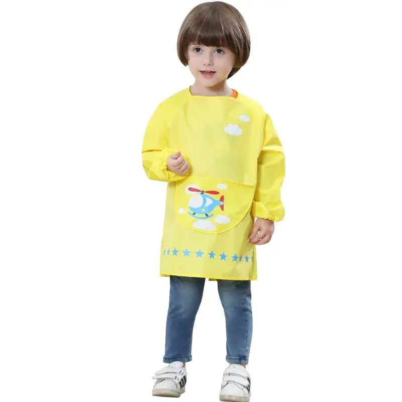 Children's Waterproof Cartoon Overalls Set of 4 - Image 12