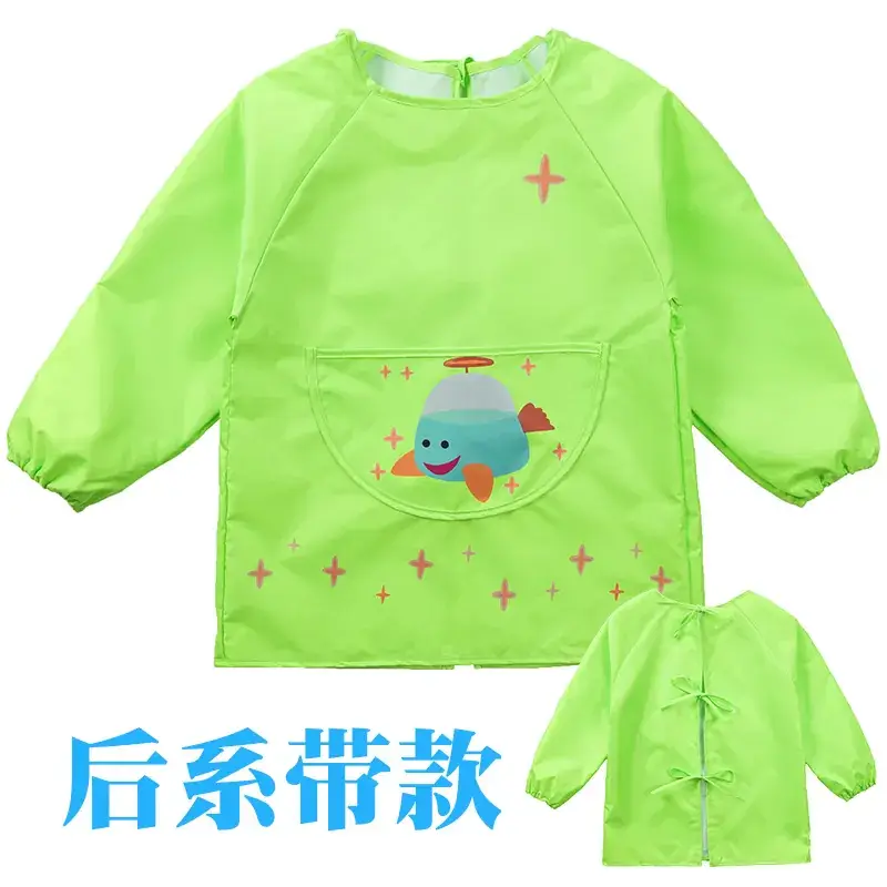 Children's Waterproof Cartoon Overalls Set of 4 - Image 3