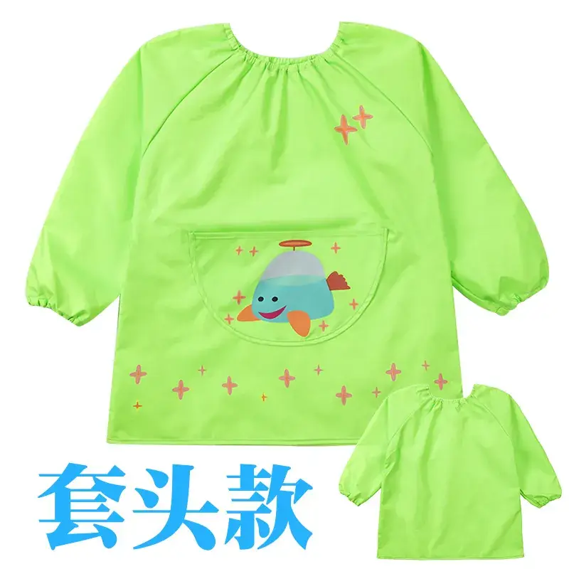 Children's Waterproof Cartoon Overalls Set of 4 - Image 7