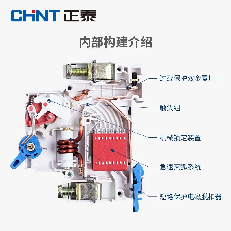 Chint Small Circuit Breaker Switch Blue 120A - Image 4