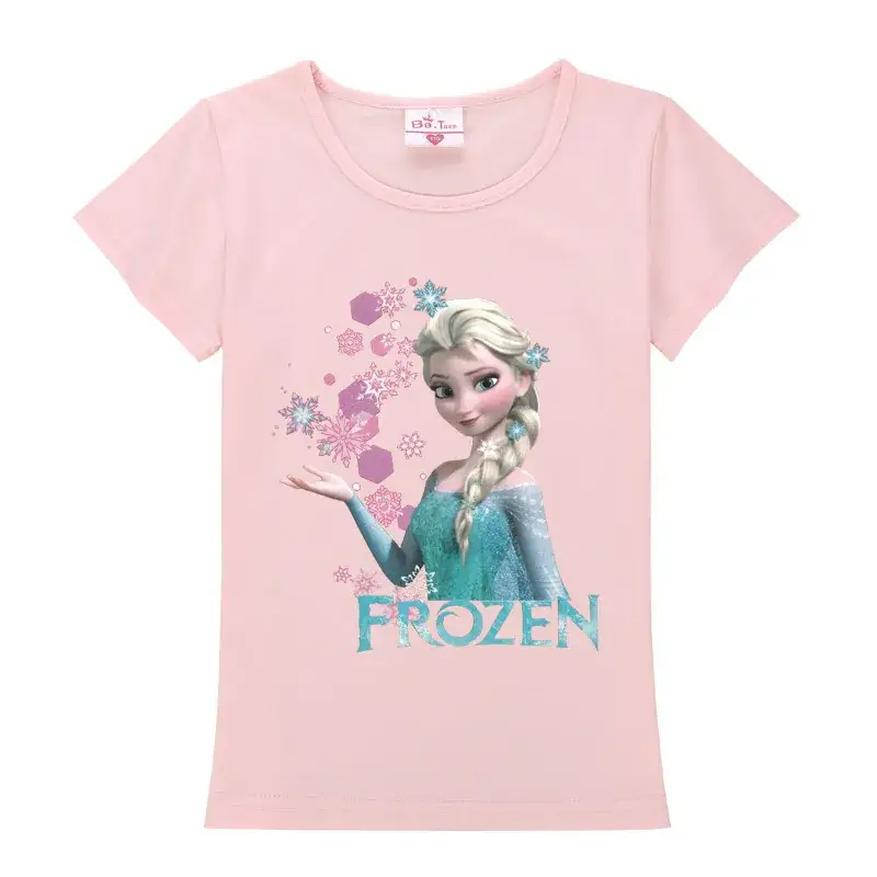 Frozen Princess Aisha Cotton T-Shirt for Girls 1688 - Image 22