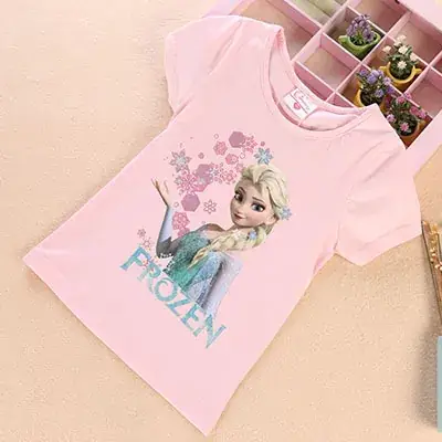 Frozen Princess Aisha Cotton T-Shirt for Girls 1688 - Image 2