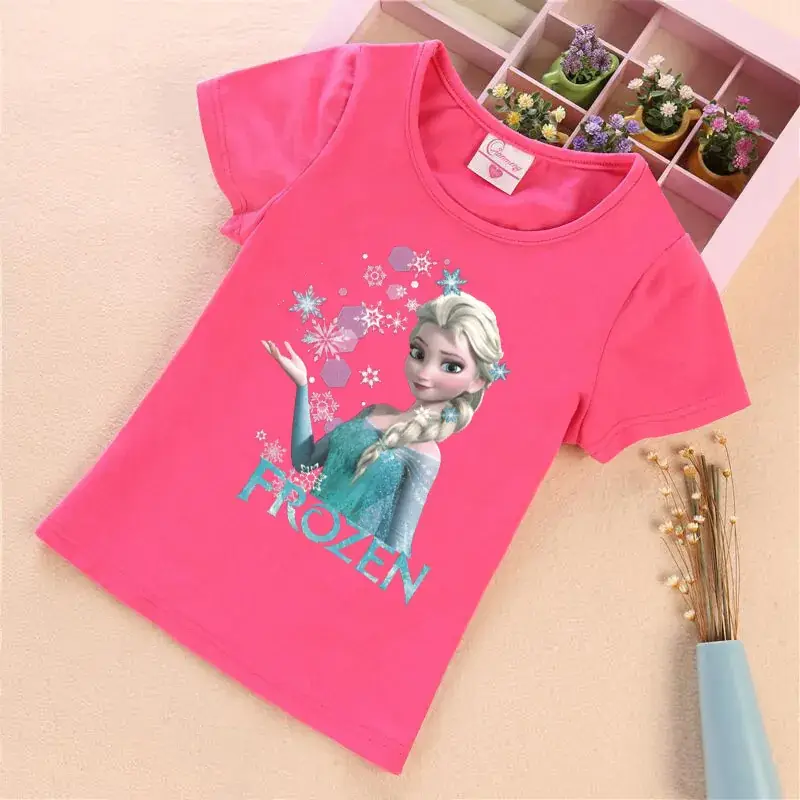 Frozen Princess Aisha Cotton T-Shirt for Girls 1688 - Image 4