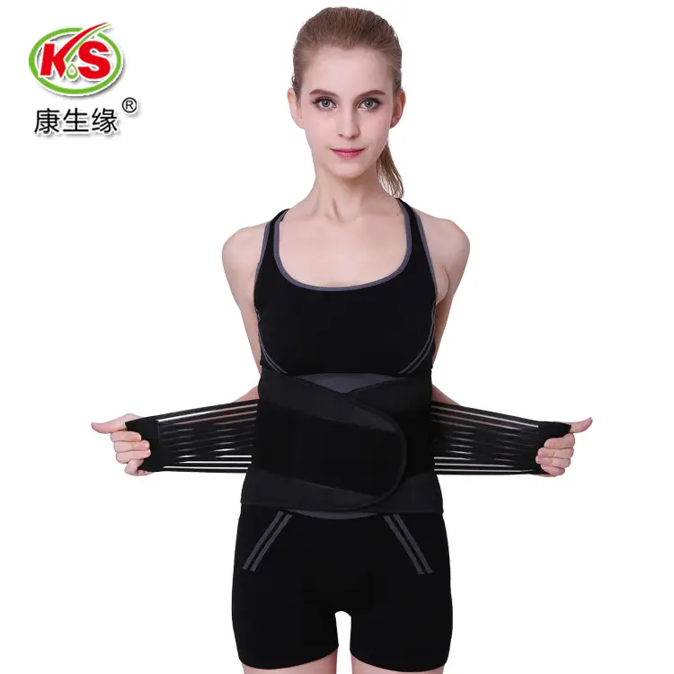Sports Waist Belt Blue Black Protective Gear Belt - Image 3