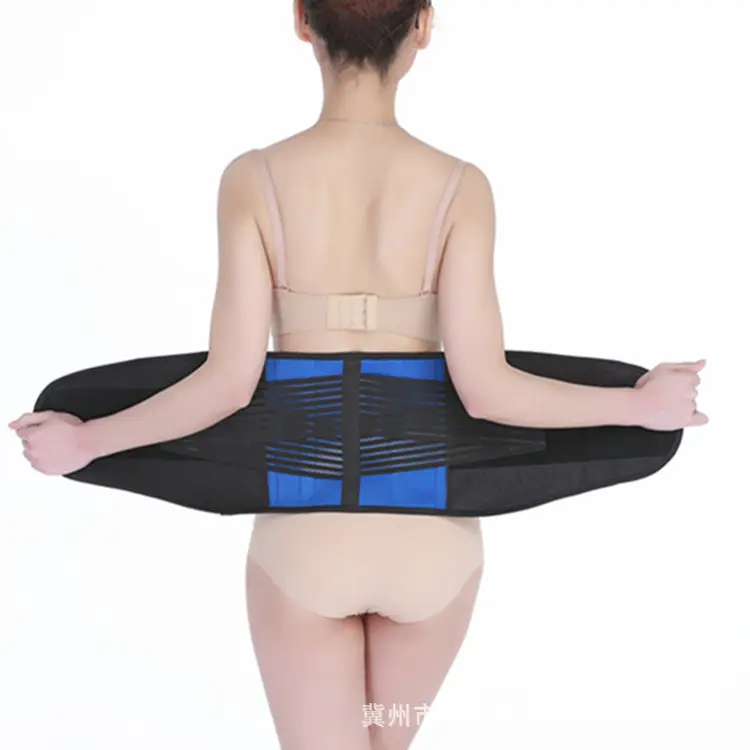 Sports Waist Belt Blue Black Protective Gear Belt - Image 4