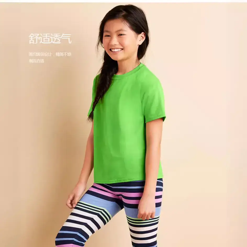 180g Cotton GILDAN Blank T-Shirt for Kids - Image 20