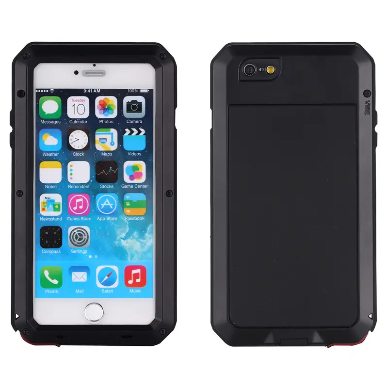 Three-Proof Metal Phone Case Yellow