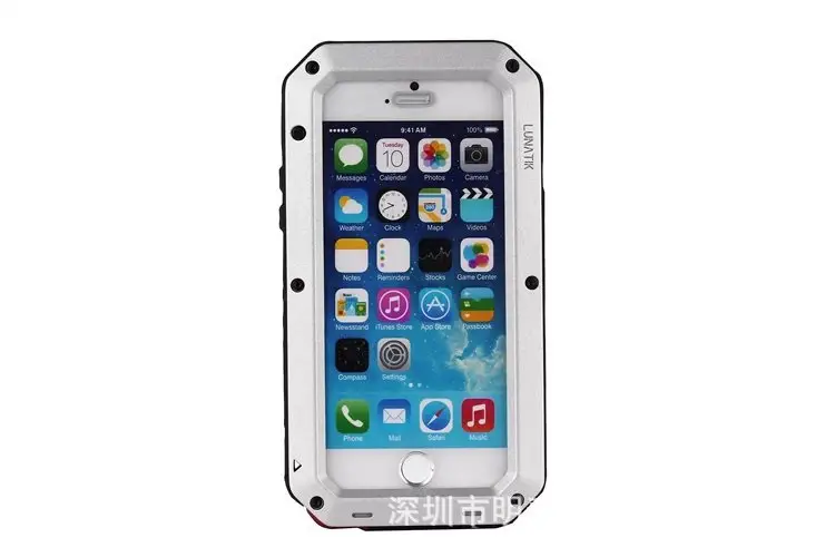Three-Proof Metal Phone Case Yellow