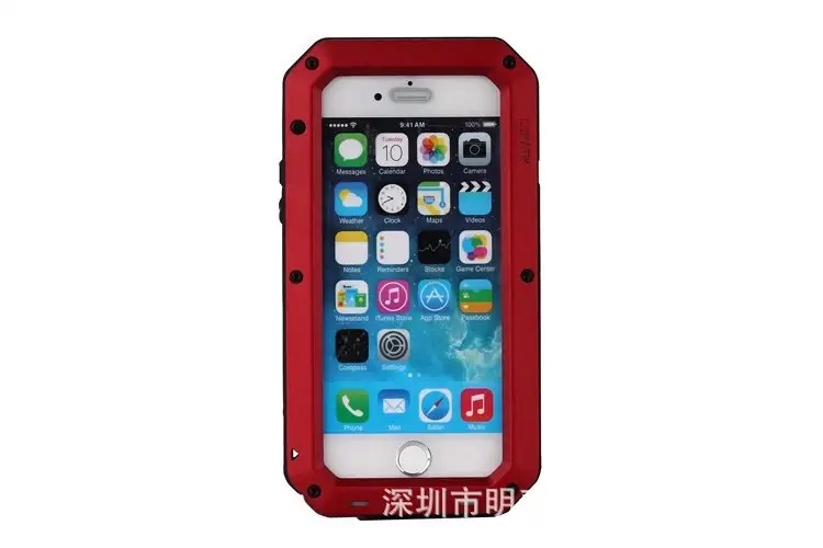 Three-Proof Metal Phone Case Yellow