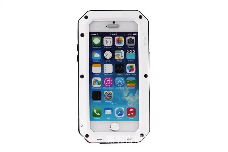 Three-Proof Metal Phone Case Yellow