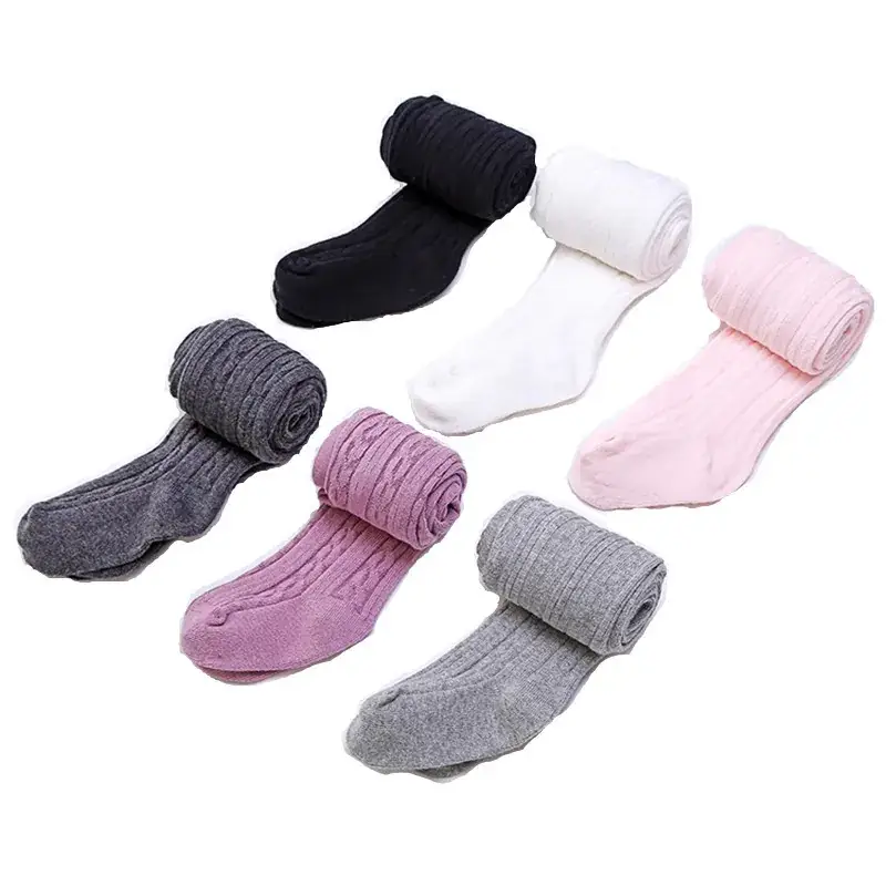 Pink Combed Cotton Kids Socks Large - Image 12
