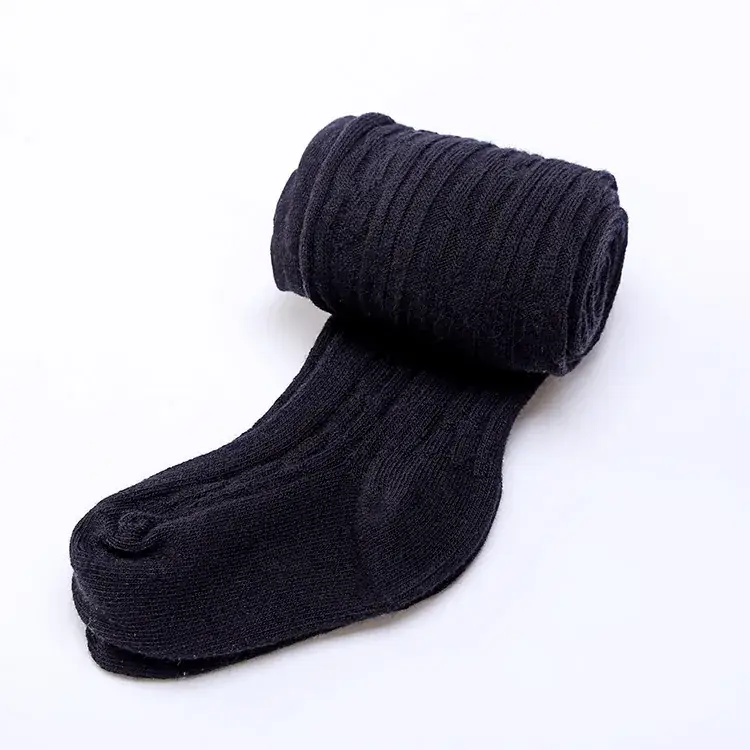 Pink Combed Cotton Kids Socks Large - Image 3