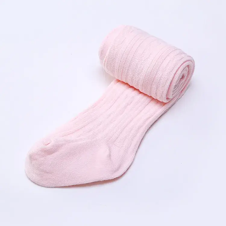 Pink Combed Cotton Kids Socks Large - Image 4