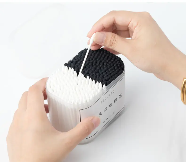 Double Headed Cotton Swabs 200 Pack for Makeup & Cleaning — feature 17