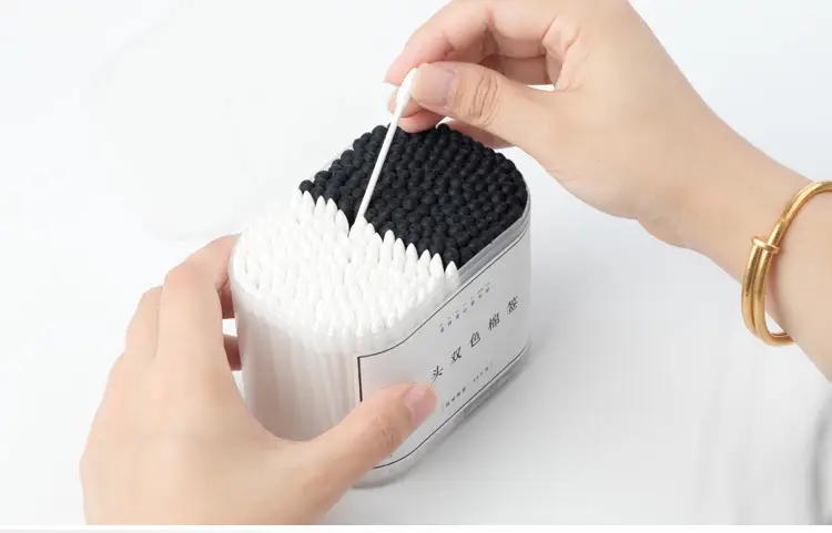 Double Headed Cotton Swabs 200 Pack for Makeup & Cleaning — feature 22