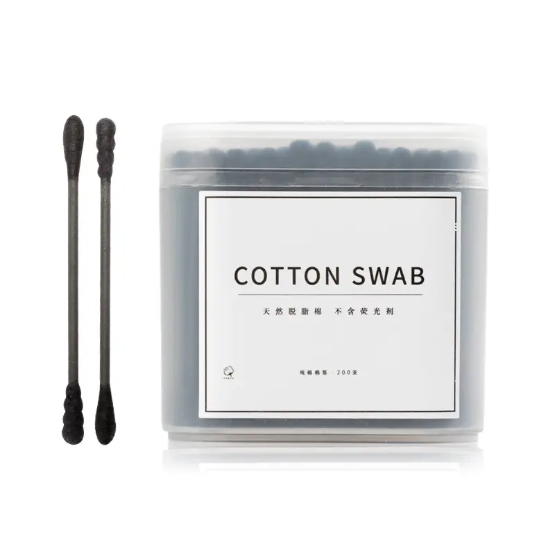 Double Headed Cotton Swabs 200 Pack for Makeup & Cleaning - Image 2
