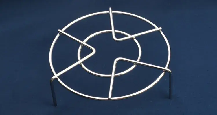 Stainless Steel Steaming Rack for Rice, Veggies, Heat Insulation Pad - Image 3