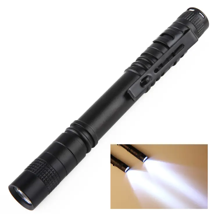 Mini Flashlight 3W Pen Shaped Hand Held — feature 1
