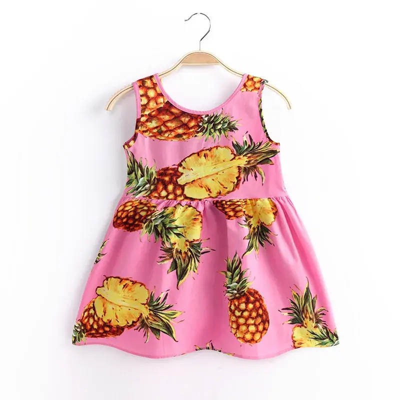 Girls Sleeveless Floral Dress Small Medium - Image 11