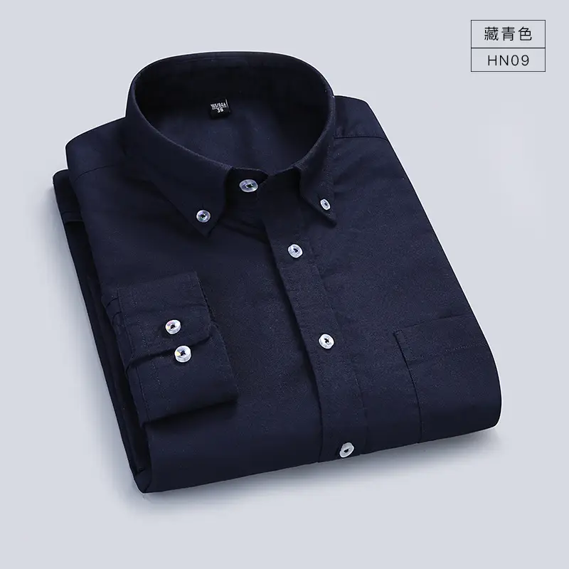 Pure White Unstitched Oxford Shirt Youth Casual Washed Cotton - Image 11