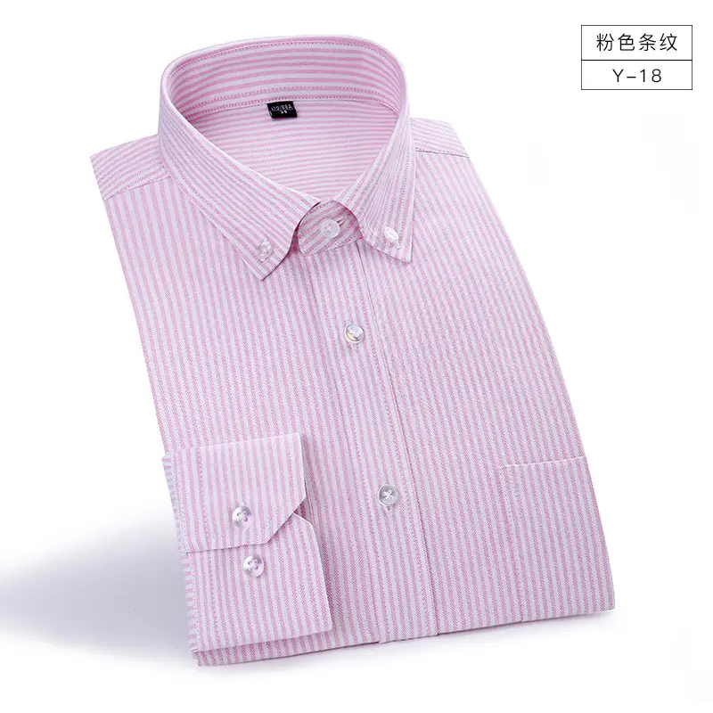 Pure White Unstitched Oxford Shirt Youth Casual Washed Cotton - Image 12